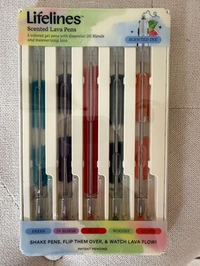 New lScented Lava Pens - Multi-Color Gel Pen Set
